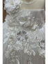 Baby Girls Lala & Erina Ivory Tulle Lace 3D Applique Flower Girl Dress 3-24M detail